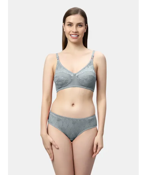 Deena Bridal Lingerie Set for Women | Power Net Lace Design | Non-Padded | Medium Coverage | Adjustable Straps Deena Bridal Lingerie Set for Women | Power Net Lace Design | Non-Padded | Medium Coverage | Adjustable Straps