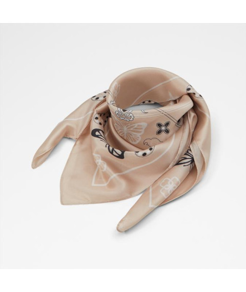 Manamaerel Women's Beige Scarf Manamaerel Women's Beige Scarf
