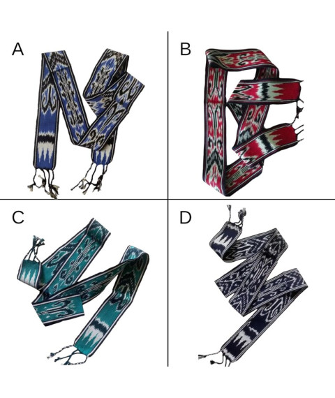 Authentic woven headbands from Toraja and Kalimantan with bohemian
