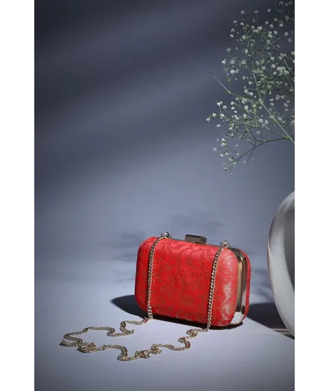 Red Silk Clutch Red Silk Clutch