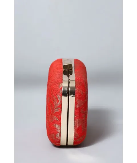 Red Silk Clutch