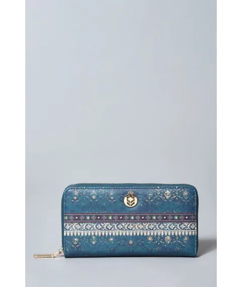 Blue Pu Leather Wallet Blue Pu Leather Wallet