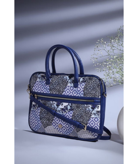 Navy Pu Hand Bags
