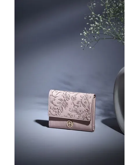 Rose Pu Leather Card Holder Rose Pu Leather Card Holder
