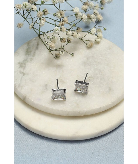 White Brass Earrings White Brass Earrings